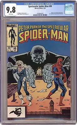 Buy Spectacular Spider-Man Peter Parker #98D CGC 9.8 1985 4309666005 • 175.89£