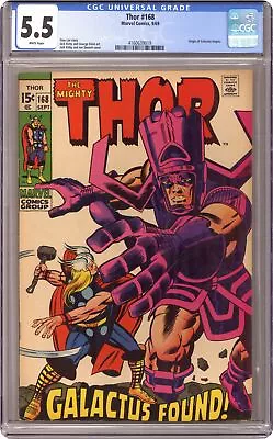 Buy Thor #168 CGC 5.5 1969 4160639019 • 132.52£