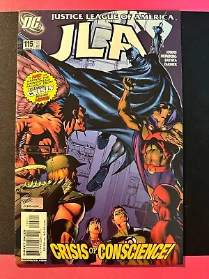 Buy JLA #115 (2005) 'Crisis Of Conscience, Pt. One' DC Comics • 1.59£