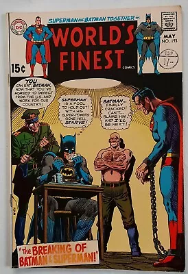 Buy Worlds Finest Comics 193 Fine+ £12 1970. Postage On 1-5 Comics 2.95  • 12£
