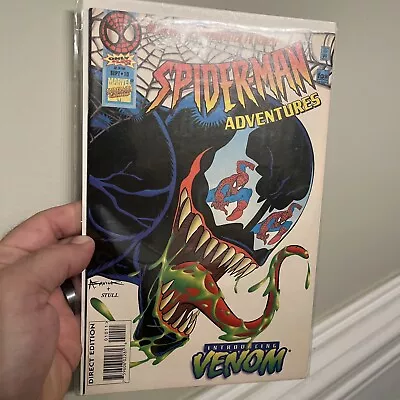 Buy Spiderman Adventures #10 Newsstand (1st Appearance Of Animated Venom!) • 39.18£