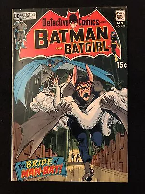 Buy Detective Comics 407 5.5 Dc 1971 Mylite 2 Double Board Oww Page Man Bat Adams Np • 43.97£