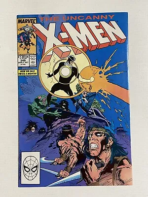 Buy Uncanny X-Men #249, In VF/NM — First Appearance Of Whteout, 1989 • 4.01£