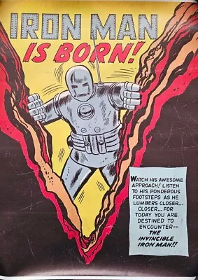 Buy New Marvel Comics Tales Of Suspense #39 Iron Man Is Born Canvas Art Print Poster • 12.99£