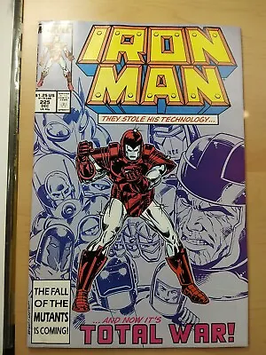 Buy Iron Man #225 (marvel 1987) Armor Wars Part 1 F/vf • 11.19£