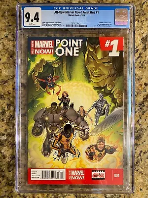 Buy All-new Marvel Now Point One #1 Cgc 9.4 Nm / 1st Ms Marvel Kamala Khan • 71.49£