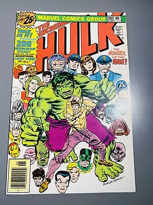 Buy Incredible Hulk #200 NM Doc Samson App 1976 1st Print • 29.17£