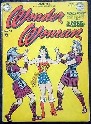 Buy Wonder Woman #33 THE FOUR DOOMS 1949 • 360.61£