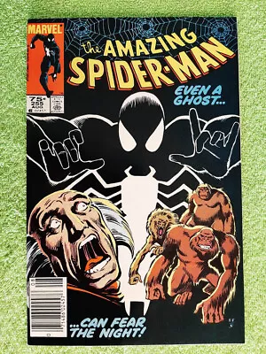 Buy AMAZING SPIDER-MAN #255 NM Newsstand Canadian Price Variant 1st Black Fox RD5450 • 16.92£
