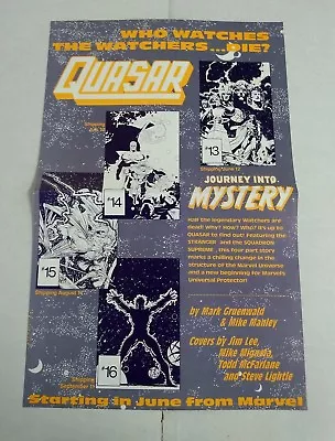 Buy Quasar  Journey Into Mystery  Promo Poster (Marvel Comics '90) McFarlane Mignola • 7.65£