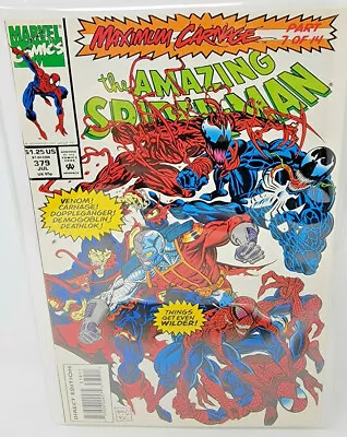 Buy Amazing Spider-man #379 Carnage & Venom Appearances *1993* 9.4 • 14.50£