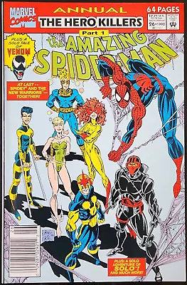 Buy Amazing Spider-Man Annual #26 (1992) ORIGIN OF VENOM ~ Newsstand | Marvel Comics • 6.32£