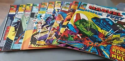 Buy The Mighty World Of Marvel Hulk And Fury 1970s Retro Rare Various JobLot Clean  • 49.99£