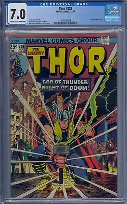 Buy Thor #229 Cgc 7.0 Hercules Ron Wilson Mike Esposito • 98.97£