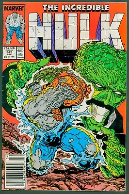 Buy Incredible Hulk 342 FN/VF 7.0 McFarlane Marvel 1988 • 7.87£