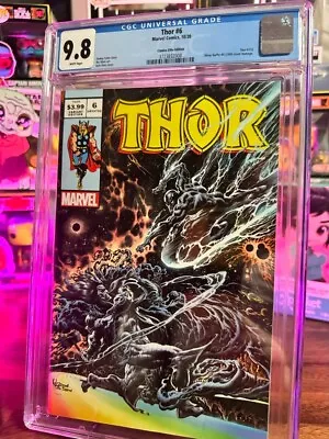 Buy Thor #6 CGC 9.8 Comics Elite Edition Silver Surfer 4 Homage 732 Donny Cates • 55.33£