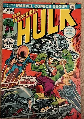 Buy Incredible Hulk 163 - 1st Appearance The Gremlin - Signed By Steve Englehart • 19.77£