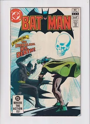 Buy Batman (1940) # 345 (4.0-VG) (267137) Dr. Death, Gene Colan Cover & Art 1982 • 8.10£