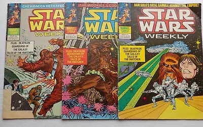 Buy Star Wars Weekly - 3 Issues 94 95 96 - Way Of The Wookie - 1979 - UK 'Exclusive' • 8.50£