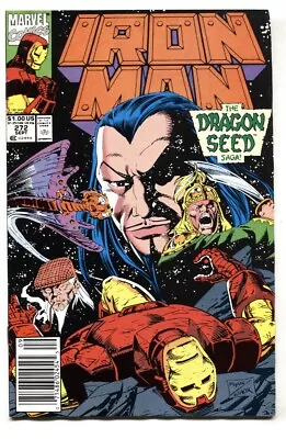Buy Iron Man #272 1992-  Origin Of Mandarin- Comic Book • 20.39£