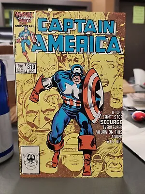 Buy Marvel Captain America 319 (1986) Origin Of Diamondback. J7B • 7.11£