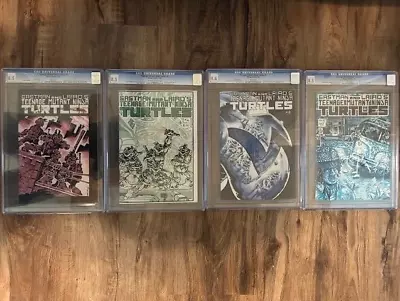 Buy 1984 Teenage Mutant Ninja Turtles TMNT #1, #2, #3, #4 (CGC 8.5 - 9.4) • 1,589.32£