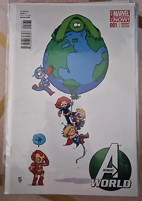 Buy Avengers World #1 - NM+, Skottie Young - 1st Printing - March 2014 • 10£