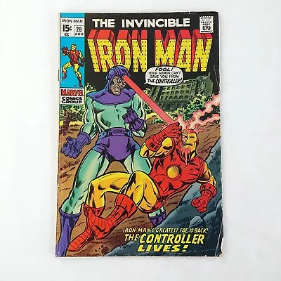Buy The Invincible Iron Man #28 1st Appearance Of Howard Stark (1970 Marvel Comics) • 16.08£