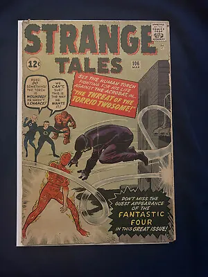 Buy Marvel Strange Tales  #106 The Torrid Twosome -1st Acrobat Silver Age • 47.43£