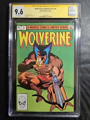 Buy Wolverine #4 Cgc 9.6/  Wht / Ss: Frank Miller/ 4 Of 4 Series/1982! • 174.94£