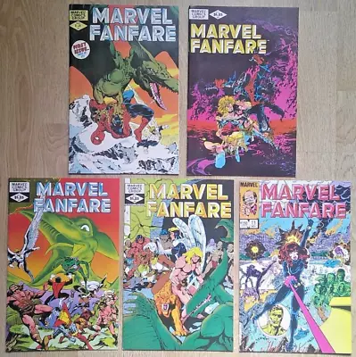 Buy MARVEL FANFARE NO.s 1 , 2 , 3 , 4 & 11 VERY HIGH GRADE LOT ! 5 COMICS IN TOTAL ! • 1.99£