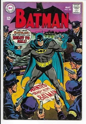 Buy 1968 DC Batman #201 VF- 7.5 Joker Story • 37.16£