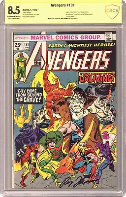 Buy Avengers #131 CBCS 8.5 SS Roy Thomas 1975 23-211DCD8-006 • 167.90£