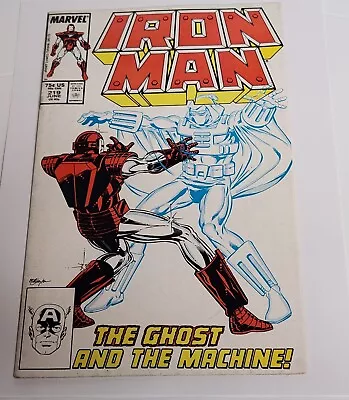 Buy Iron Man #219 1987 Marvel 1st App Of The Ghost • 18.97£