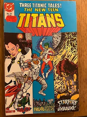 Buy The New Teen Titans Issue 22 From 1986 - Discounted Post • 1.25£
