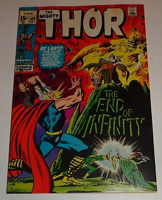 Buy Thor #188 John Buscema Classic  Vf 7.5/8.0 Odin 1971 • 25.30£