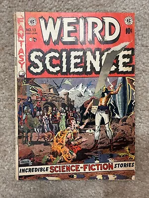 Buy Weird Science #13 1952 EC Pre Code Shock Comic Book Combine Shipping LOT HN2 • 99.38£
