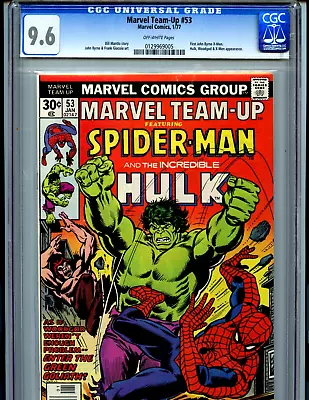 Buy Marvel Team Up #53 CGC 9.6  NM+ 1977 Marvel Comics First John Bryne K65 • 348.29£