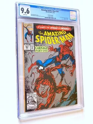 Buy AMAZING SPIDER-MAN #361 CGC 9.6 2nd Print (1992) 1st Appearance Of Carnage  • 98.83£