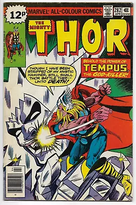 Buy The Mighty Thor #282 Marvel Comics Gruenwald Macchio Pollard Marcos 1979 VG/FN • 6.99£