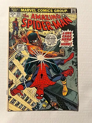Buy Amazing Spider-man #123 Spidey Vs Luke Cage John Romita Sr Cover Art 1973 • 98.97£