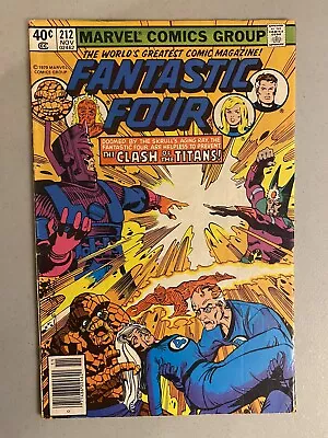 Buy Fantastic Four 212, FN+ 6.5, Bronze 1979, John Byrne, Origin Sphinx, 2nd Terrax • 12.38£