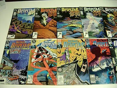 Buy 1989-91 DC DETECTIVE COMICS, Comic Book Lot RUN Of 28, Issues #603-626, Batman • 43.35£