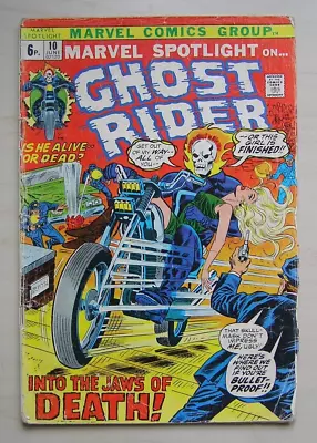 Buy Marvel Spotlight #10 - Marvel Comics - Ghost Rider - June 1972 (vg) • 11.25£