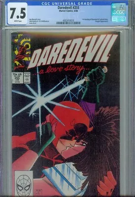 Buy Daredevil #255, Cgc 7.5, 1988, 1st Meeting With Typhoid Mary • 30.13£