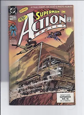 Buy D C Comic  Superman  In Action Comics  No 655 July 1990 • 6.99£
