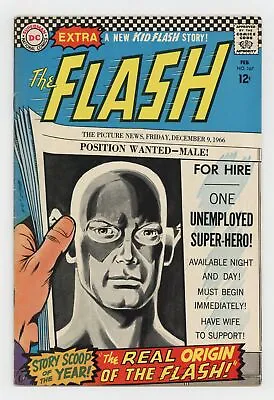 Buy Flash #167 VG 4.0 1967 • 10.25£