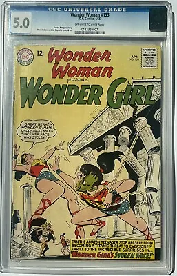 Buy Wonder Woman #153 DC 1965 CGC 5.0 • 132.71£