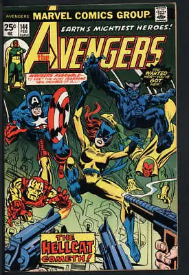 Buy Avengers #144 8.0 // 1st Appearance Hellcat Marvel 1976 • 49.57£