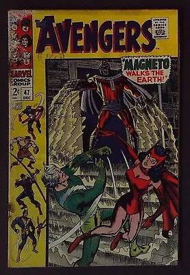Buy AVENGERS (1967) #47 - Good Panel Cut Out Letters Page, Staples Rusty -Back Issue • 24.99£